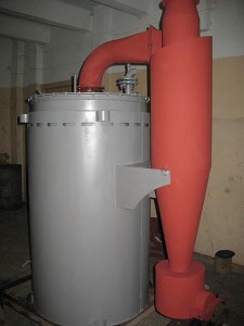 Паровой водогрейный котел отопления на твердом топливе